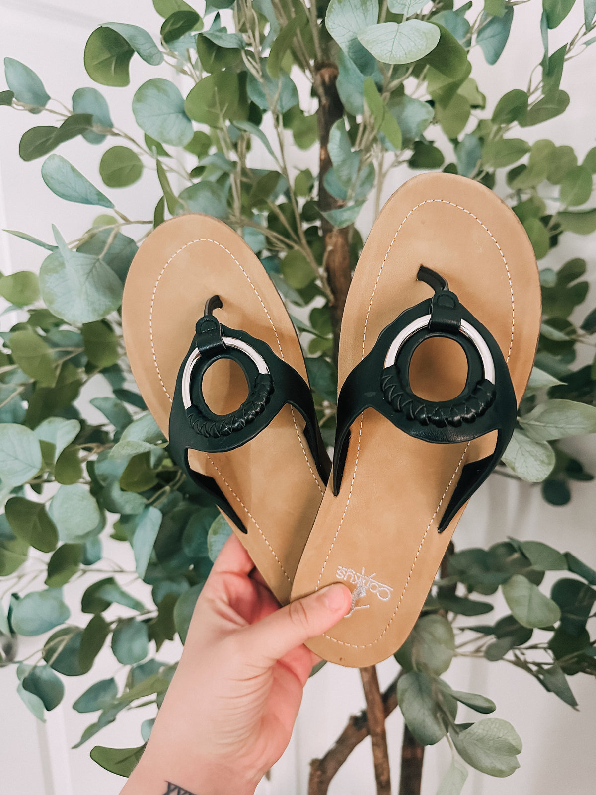 Ring my Bell Sandals in Black