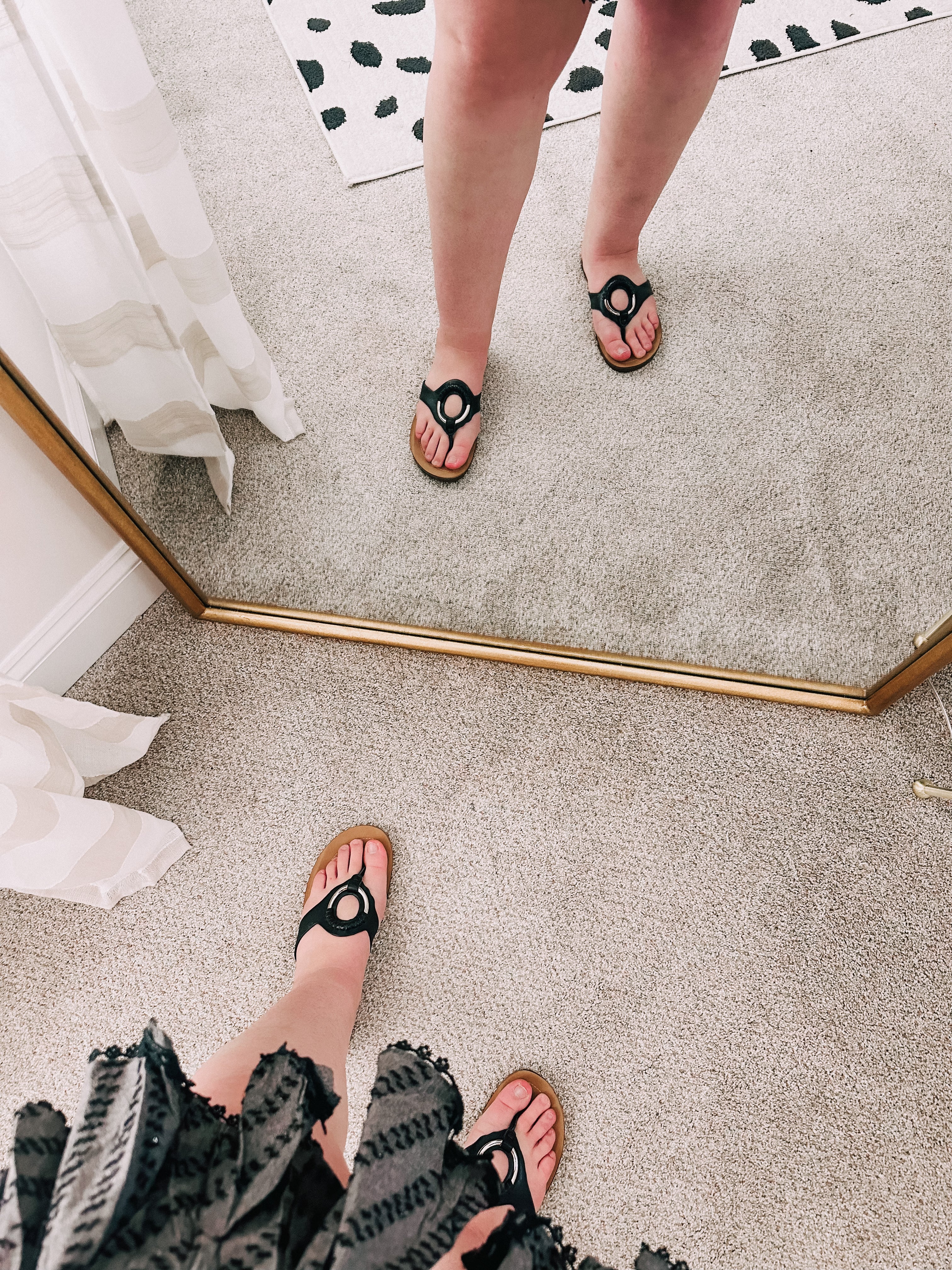 Ring my Bell Sandals in Black