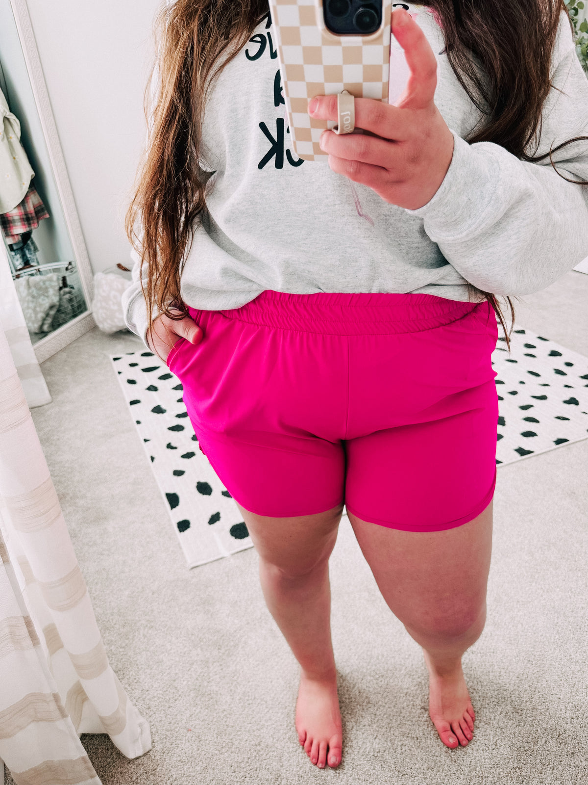 Tell Your Truth Magenta Shorts