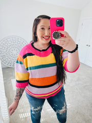 Bright Side Striped Sweater