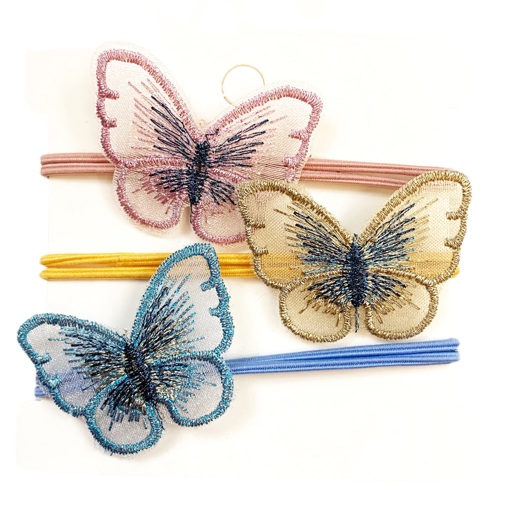 Butterfly 3 Pack Hair Ties