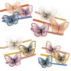 Butterfly 3 Pack Hair Ties