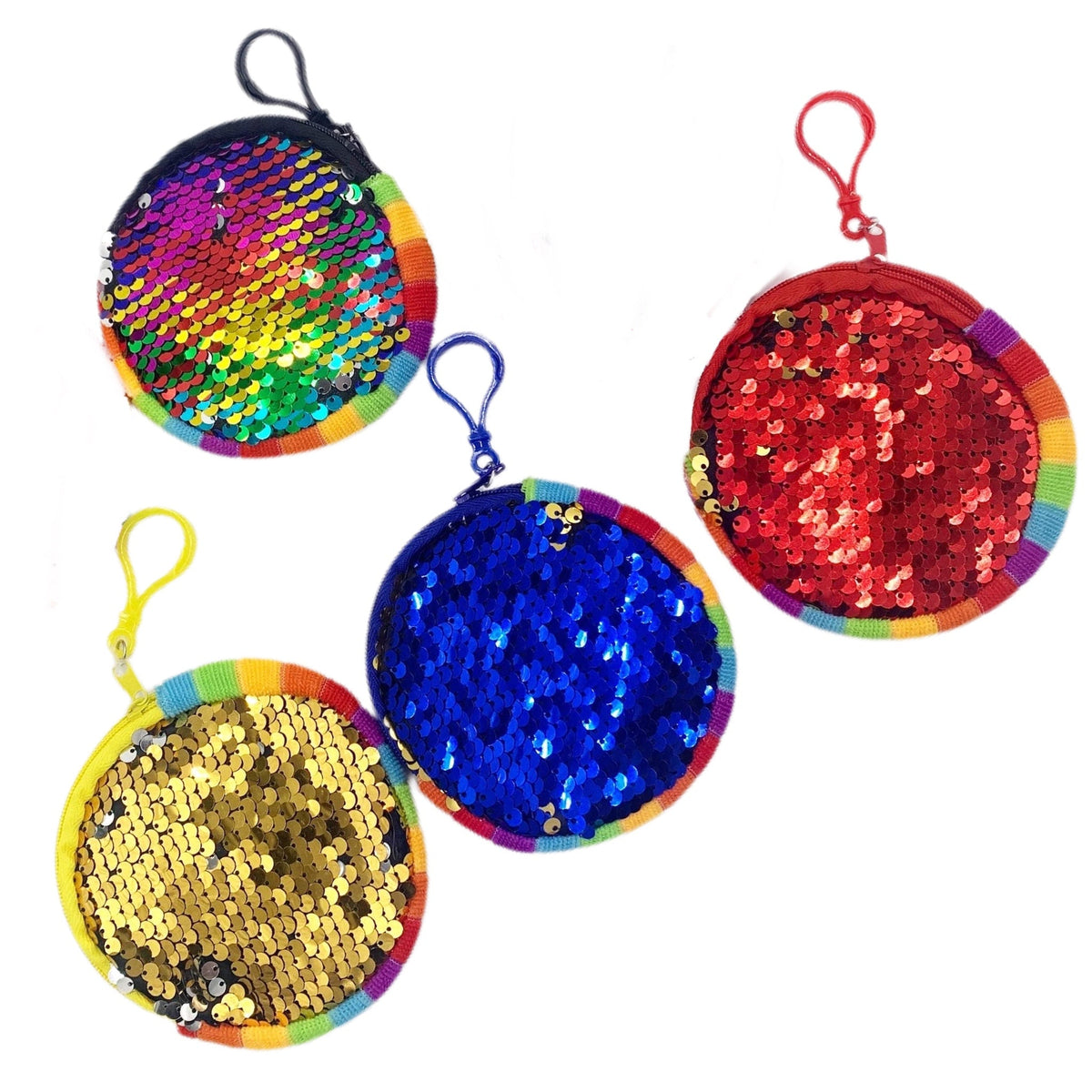 Rainbow Sequin Coin Purse