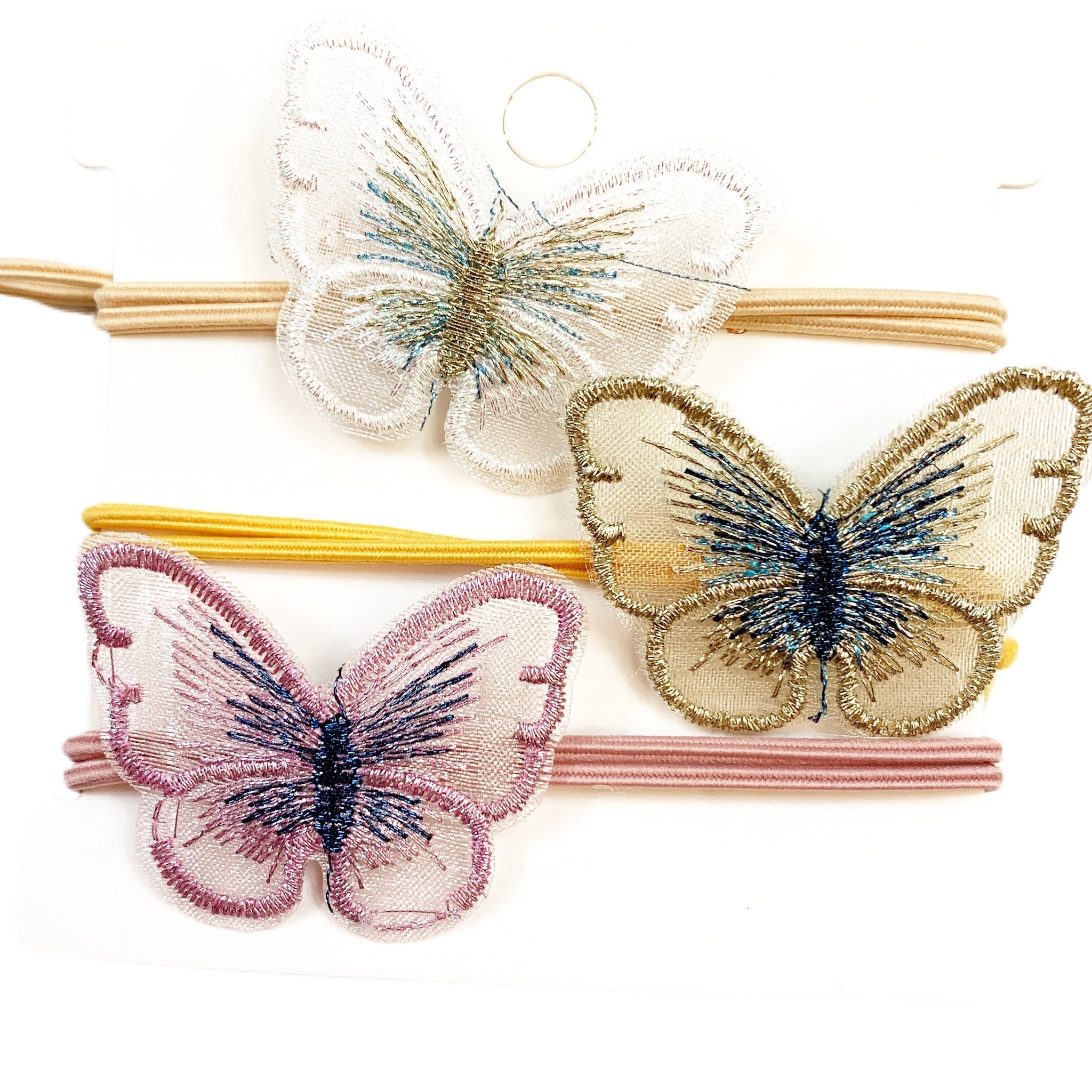 Butterfly 3 Pack Hair Ties