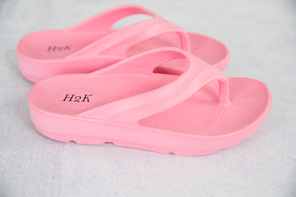 Feel the Joy Sandals in Pink