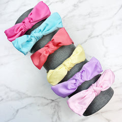 Spring Satin Bow Headband